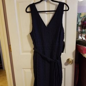 RACHEL Rachel Roy True Navy lace Dress sz16W NWT Cocktail Dress